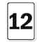 Signmission Sign with Number 12 Heavy-Gauge Aluminum Rust Proof Parking Sign A-1824-22910 - alternate 1